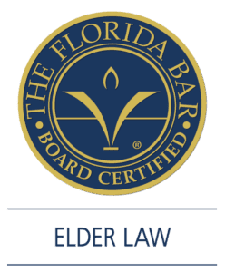 Board Certified in Elder Law by The Florida Bar